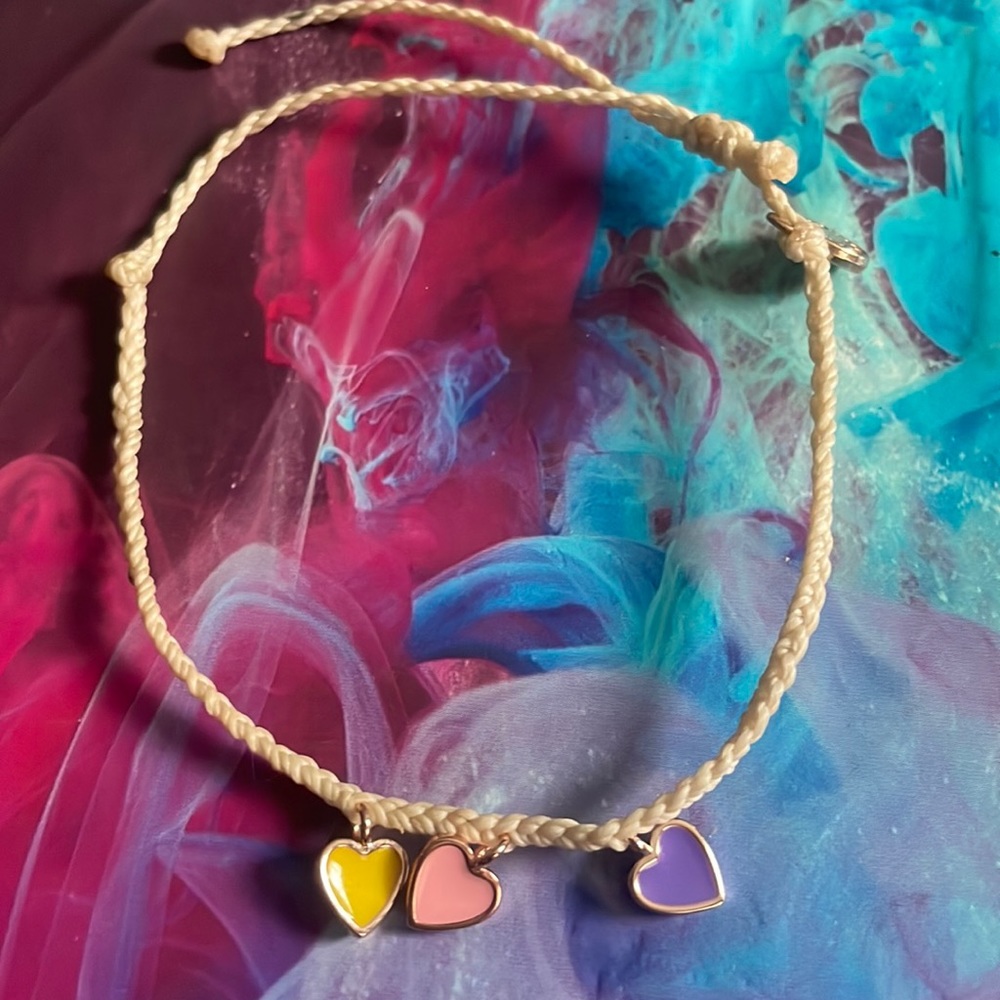 Pura vida heart charm